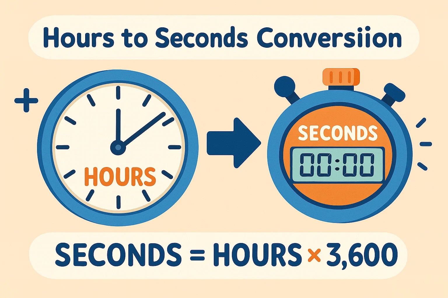 Hours to Seconds Converter