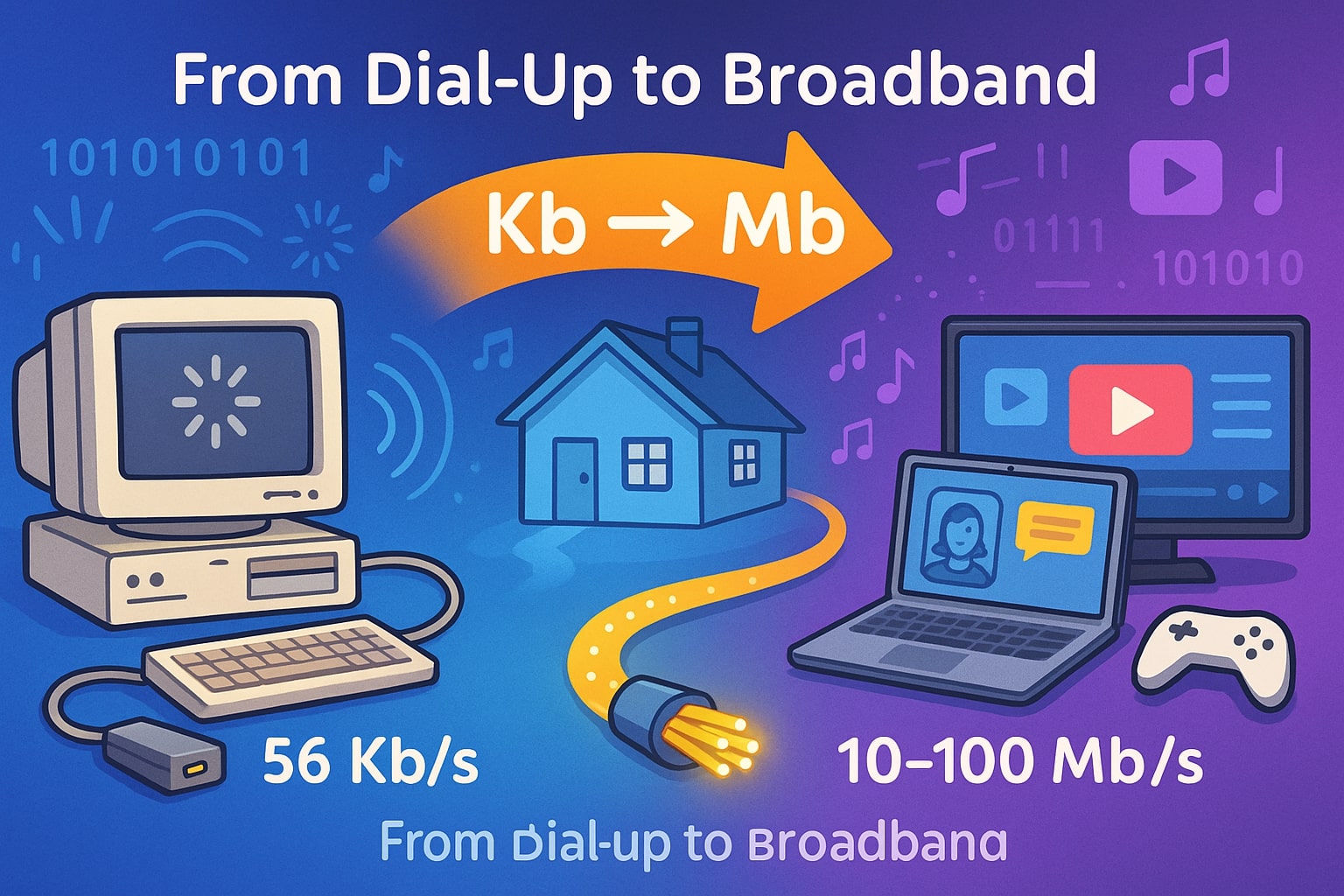 Kilobits to Megabits Converter