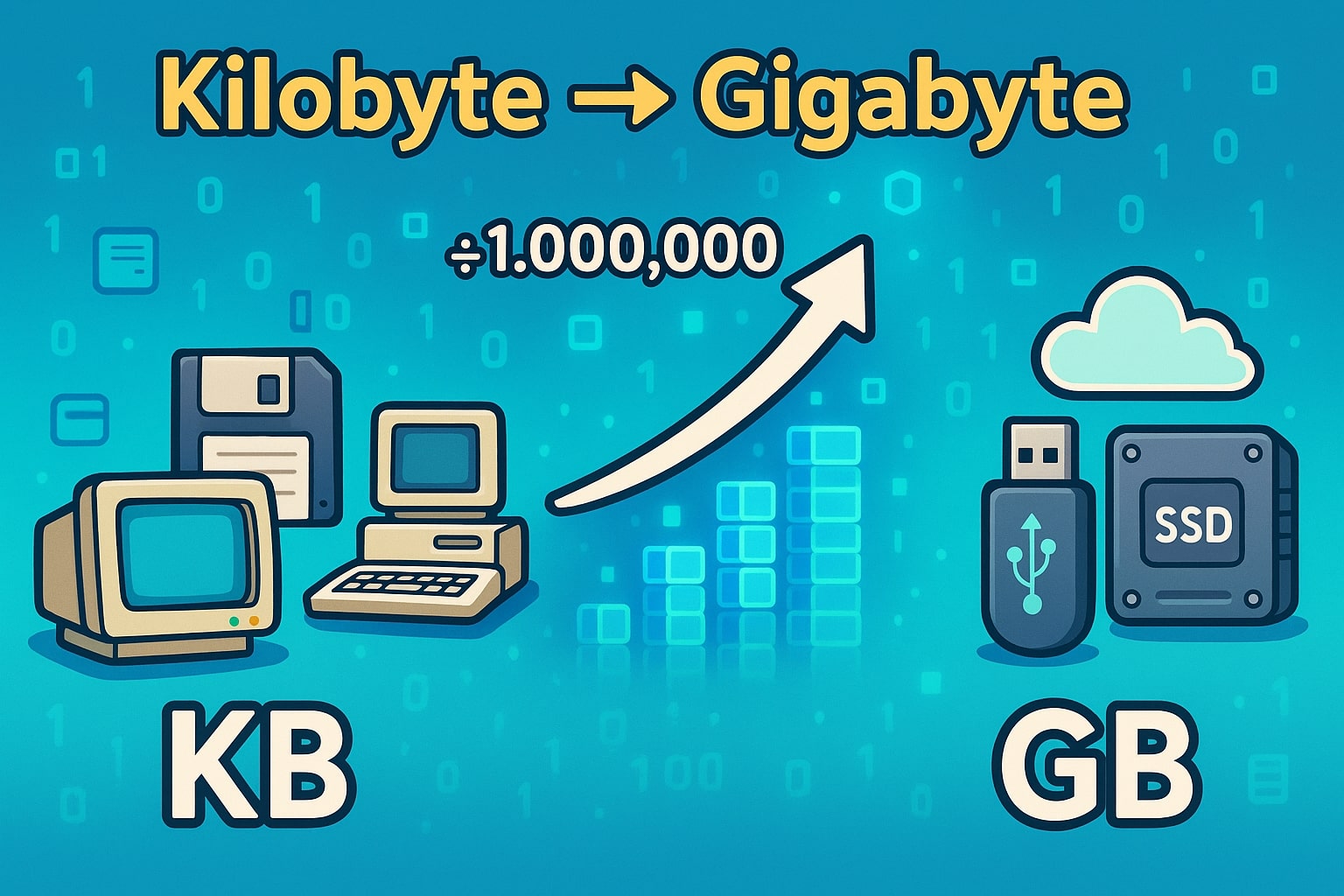 Kilobytes to Gigabytes Converter