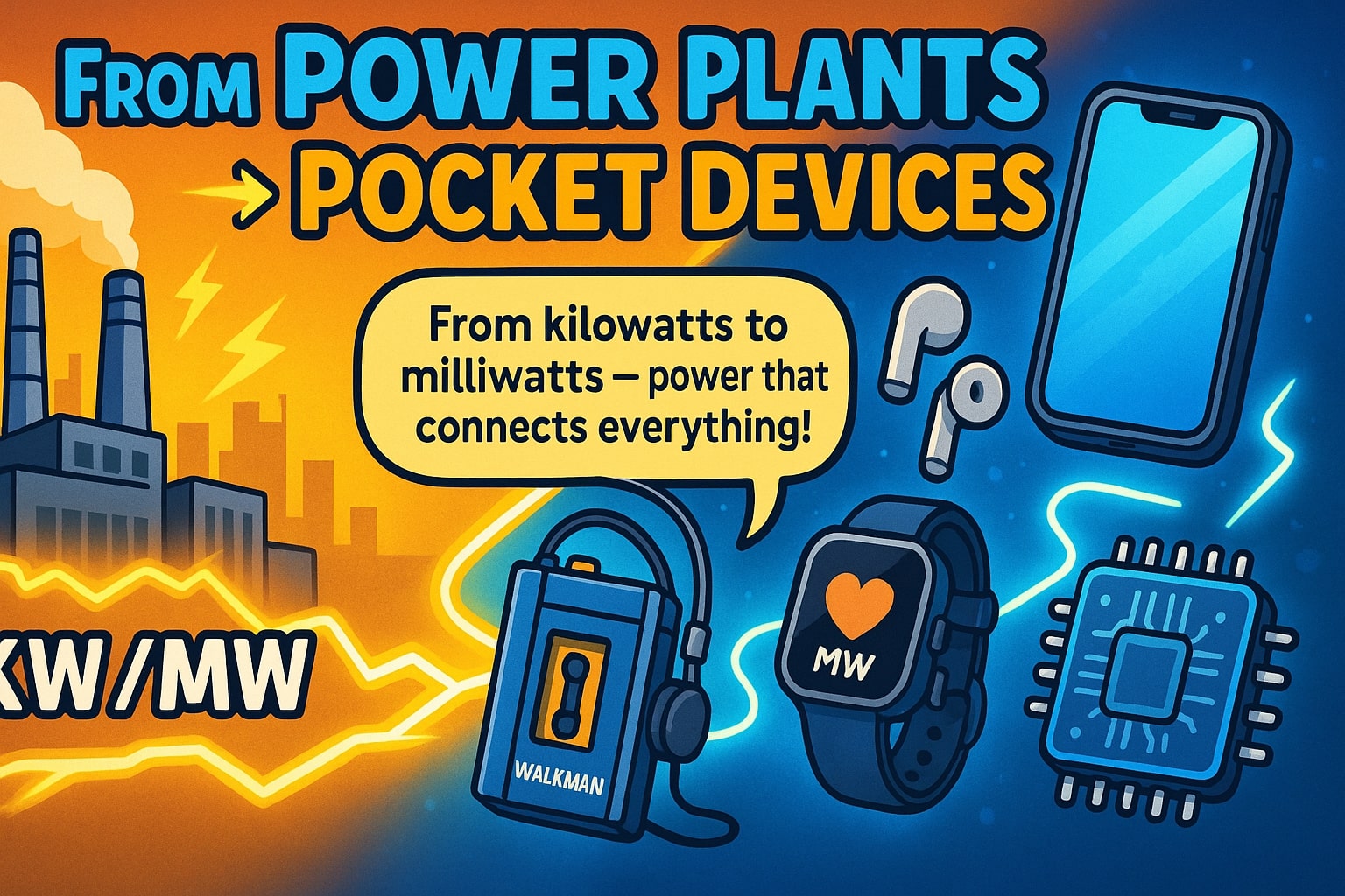 Kilowatts to Milliwatts Converter