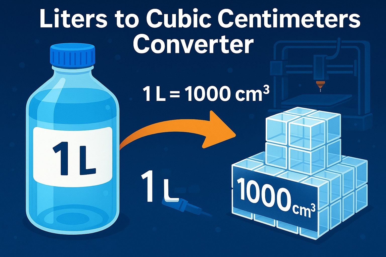 Liters to Cubic Centimeters Converter