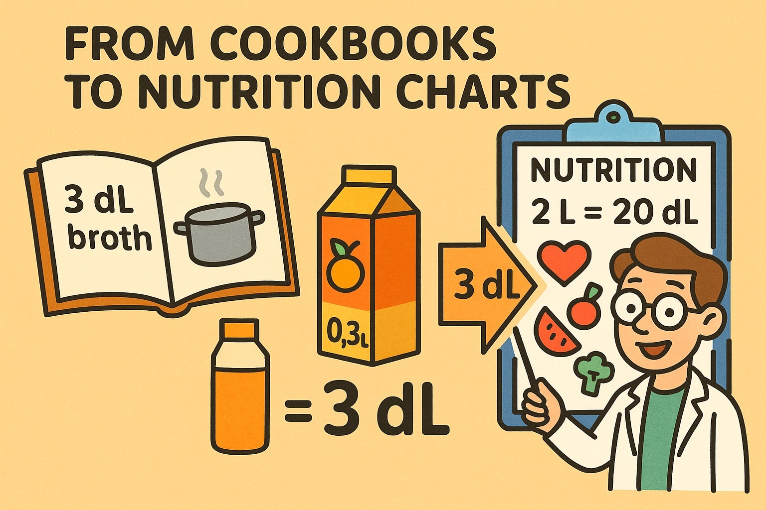 Liters to Deciliters Converter