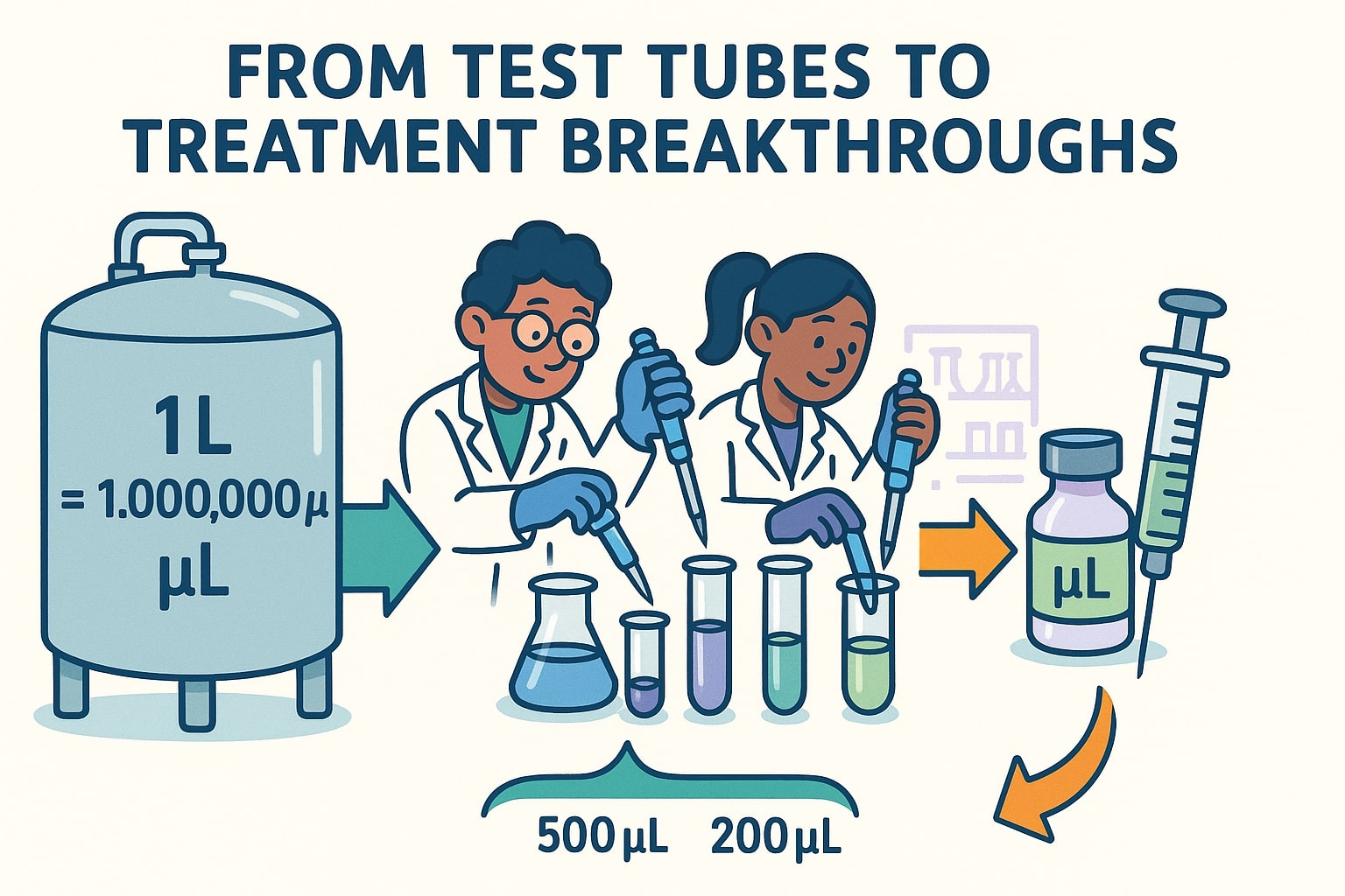 Liters to Microliters Converter