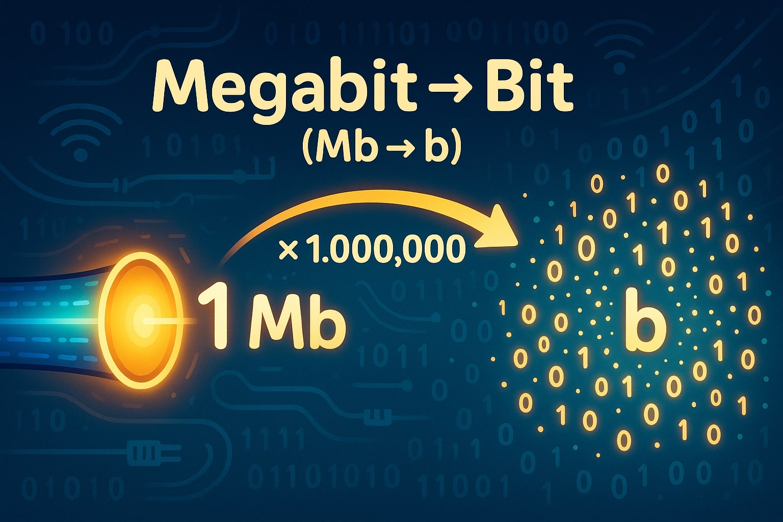  Megabits to Bits Converter