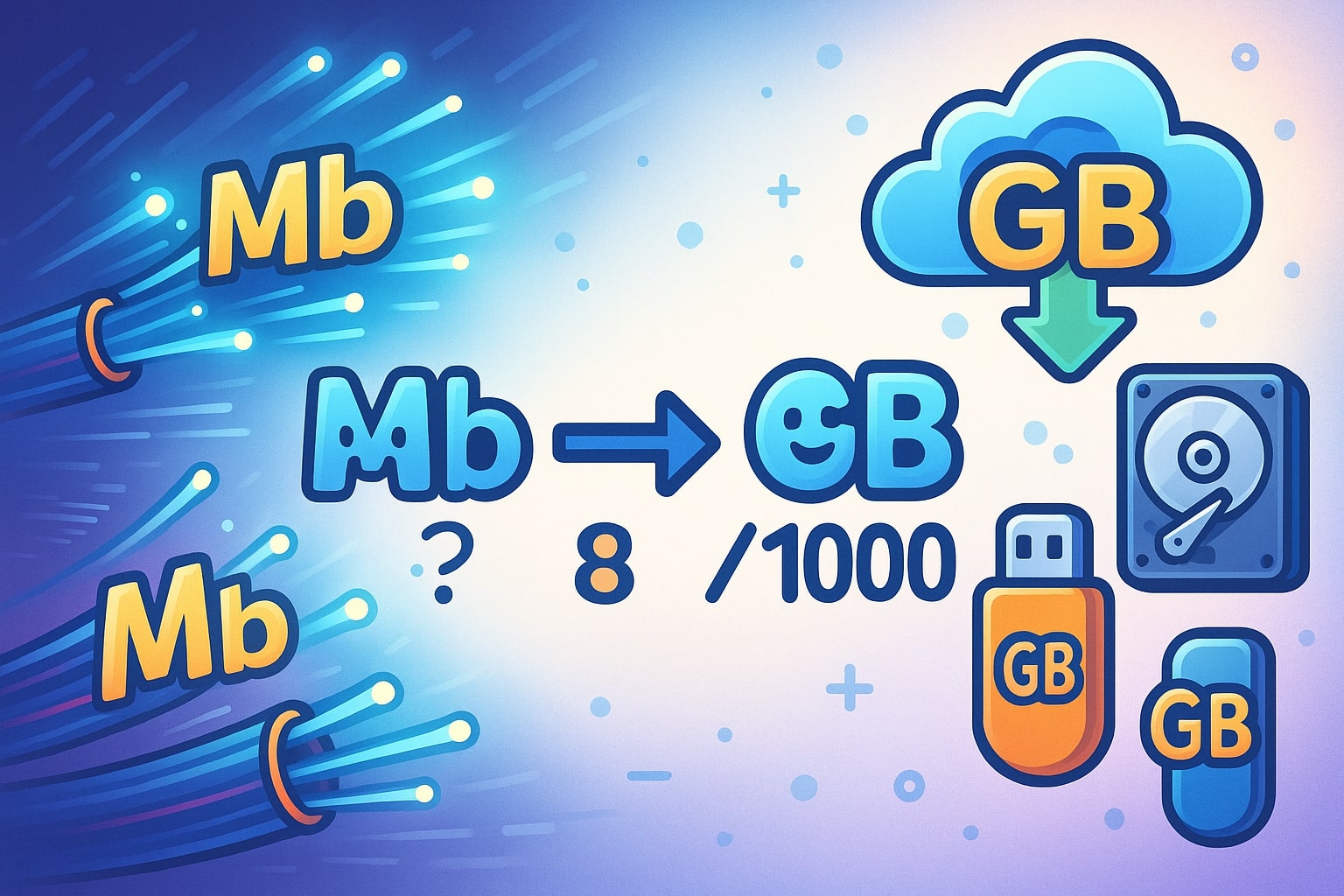 Megabits to Gigabytes Converter