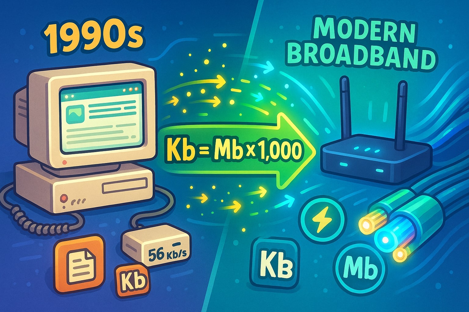 Megabits to Kilobits Converter