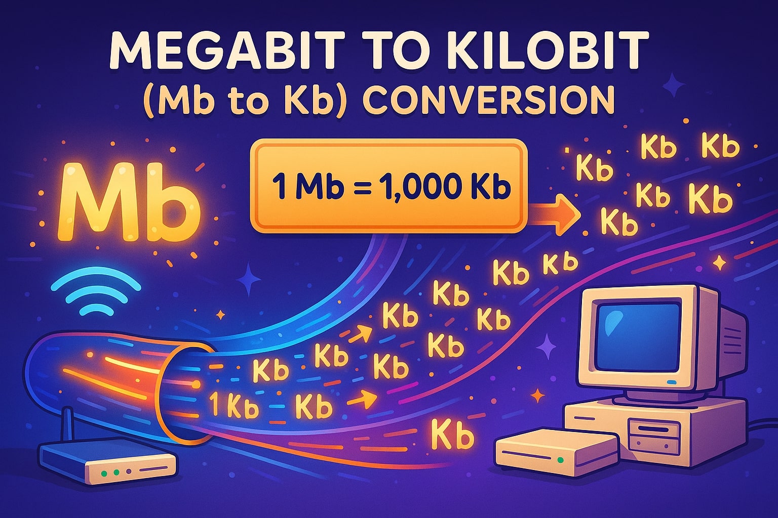 Megabits to Kilobits Converter