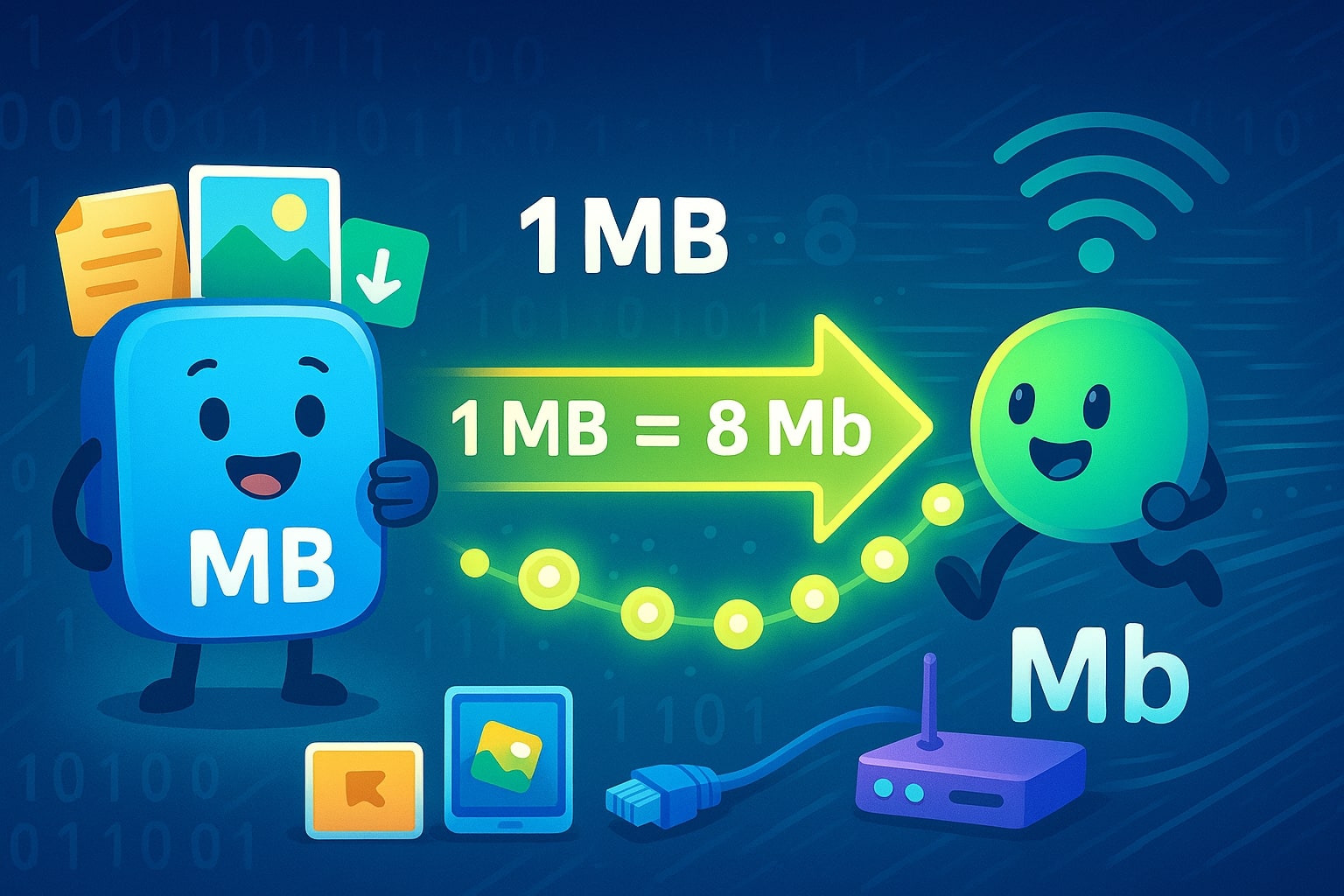 Megabytes to Megabits Converter
