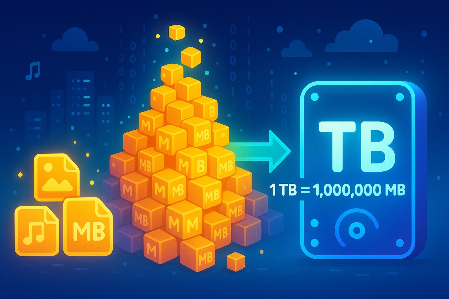Megabytes to Terabytes Converter
