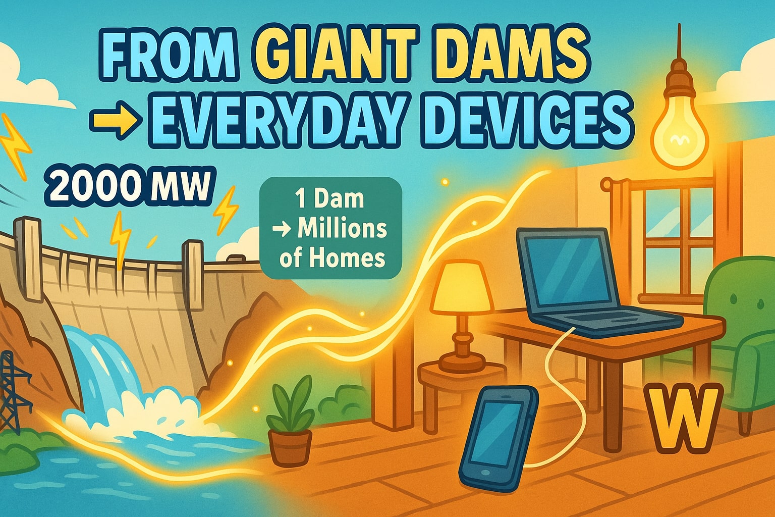 Megawatts to Watts Converter