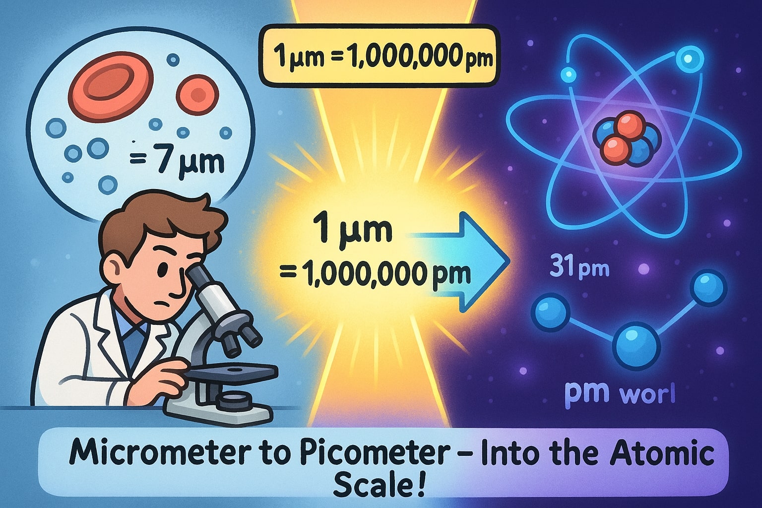 Micrometers to Picometers Converter