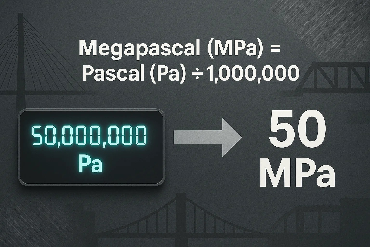 Pascals to Megapascals Converter