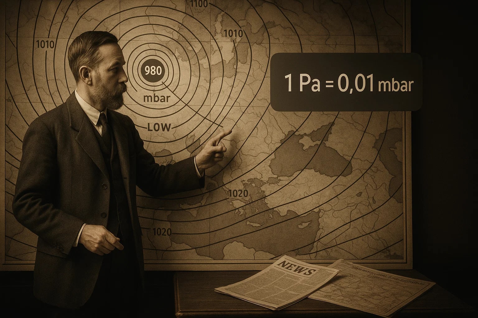 Pascals to Millibars Converter