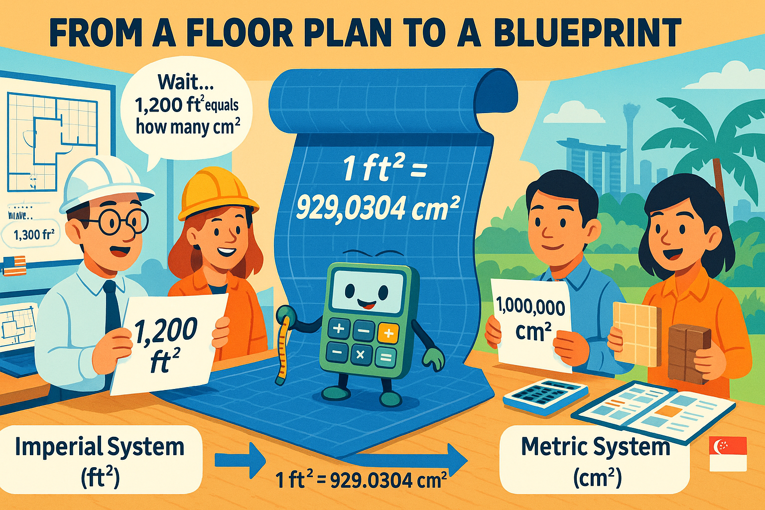 Square Foot to Square Centimeter Converter