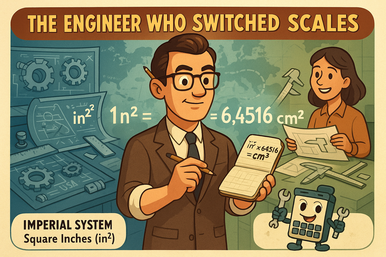 Square Inches to Square Centimeters Converter