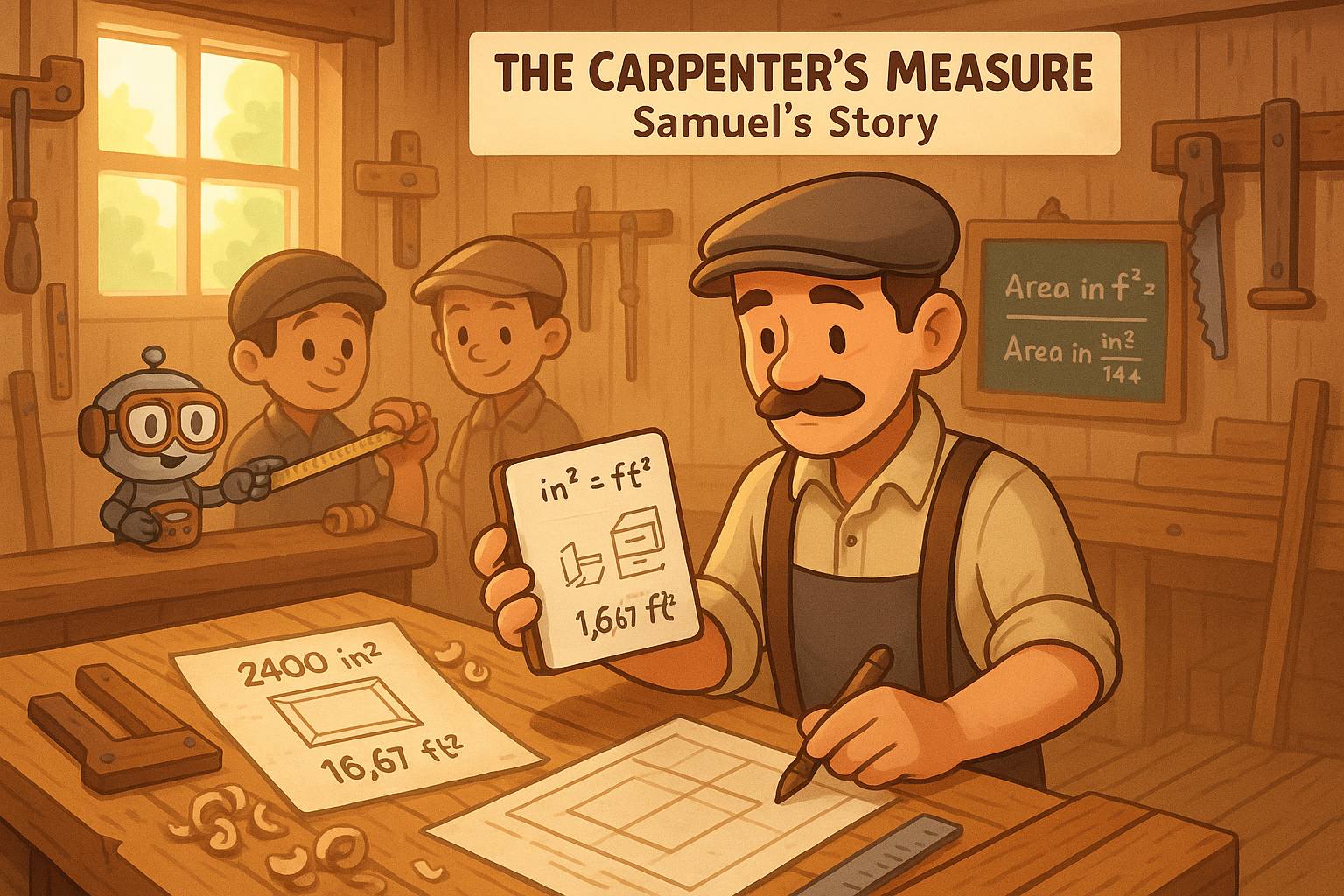 Square Inch to Square Foot Converter