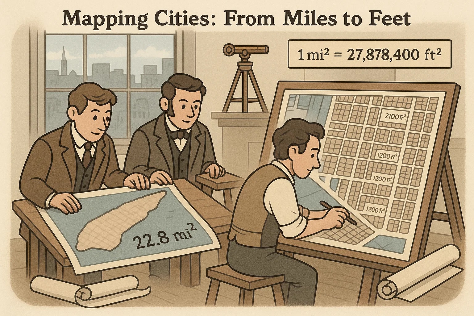  Square Miles to Square Feet Converter